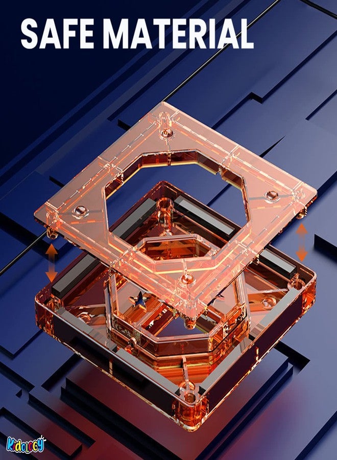 Kidology STEM Educational Magic Magnetic Building Tiles Construction DIY Toys, Creative Magic Magnetic Block Play Set for Aged 3+ Kids Best Gifts for School Kids (45 Pcs) - Image 5